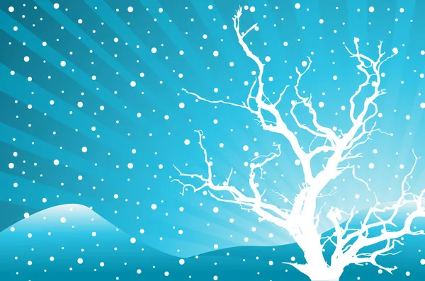 Abstrait fond d'hiver — Image vectorielle