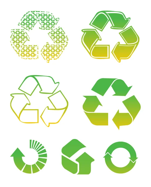 Recycle signs — Stock Vector