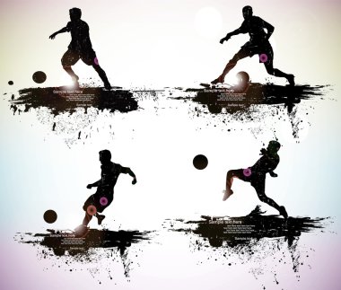 soccer player vector clipart