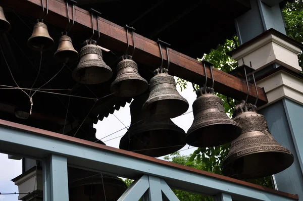 stock image A number of bronze bells