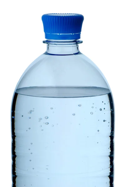 Botella de plástico de agua mineral — Foto de Stock