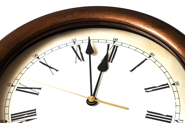 Макро старинных часов — стоковое фото