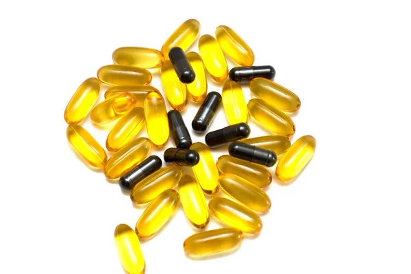 Pill gel supplement capsules — Stock Photo, Image
