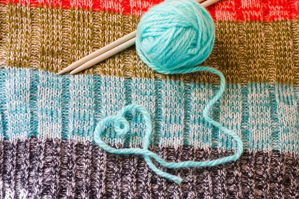 Knitting - hobbies from heart! — Stock Photo, Image