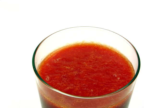 Kırmızı domates suyu Stok Resim