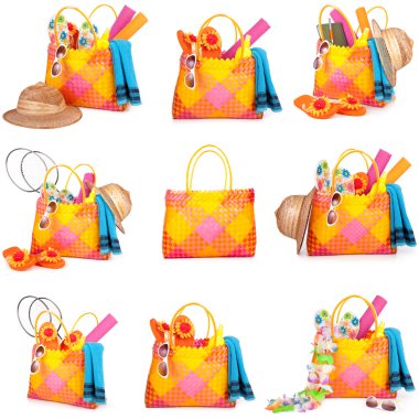 Beach bag clipart