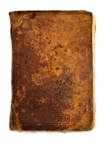 Molto vecchio libro d'epoca isolato su sfondi bianchi — Foto Stock