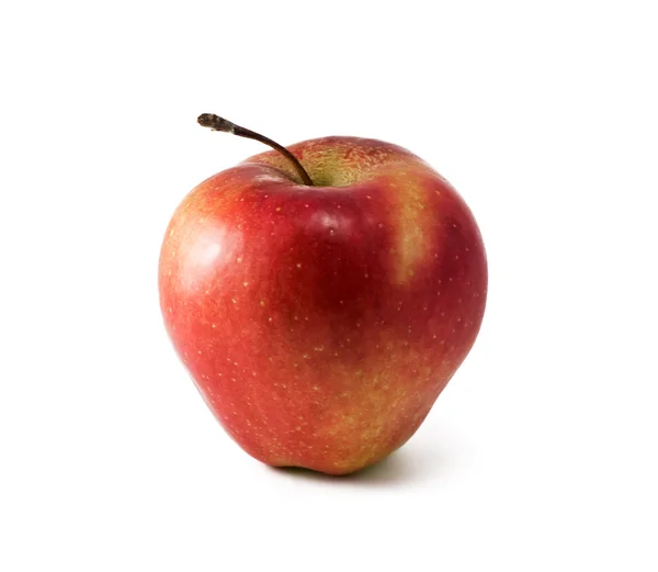 Măr izolat pe alb — Fotografie, imagine de stoc