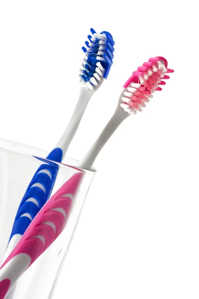 stock image Two tooth brushes