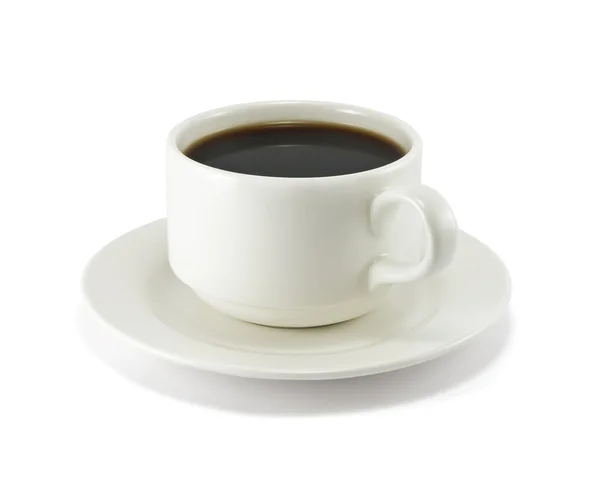 白色背景的咖啡杯 — 图库照片