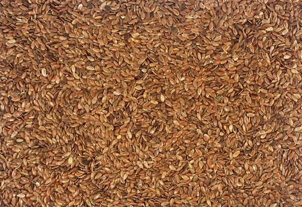 A texture from a flax seeds — Stock Photo, Image