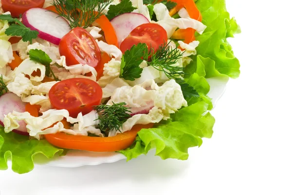 Здоровый овощной салат — стоковое фото