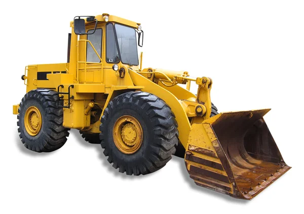 Front end loader on white, isolated — Stock Photo, Image