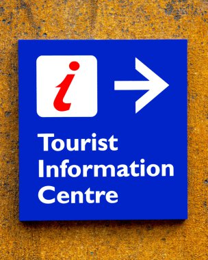 Tourist information Sign clipart