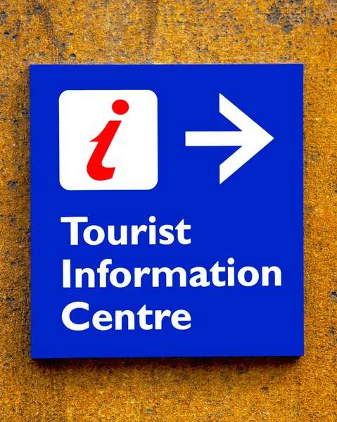 Туристический информационный знак — стоковое фото