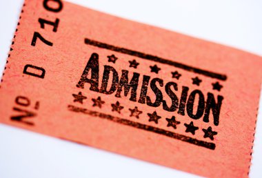 Admission Ticket For A Show Or Theater clipart