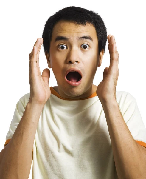 Man Shocked And Surprised About Something — Stock Photo, Image