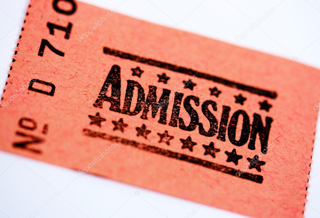 Admission Ticket For A Show Or Theater