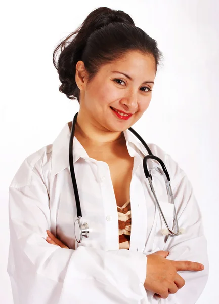Médico profissional sorridente — Fotografia de Stock