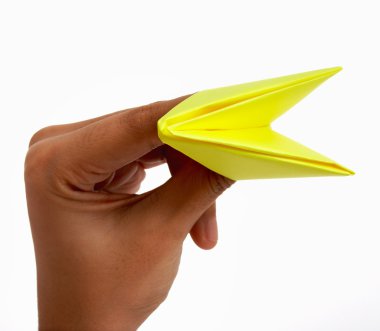 Origami ağız için konuşma veya konuşma