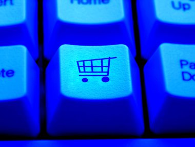 internet alışveriş sepeti ödeme düğmesine basın