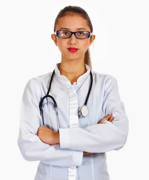 Młody profesjonalny lekarz stażysta — Zdjęcie stockowe