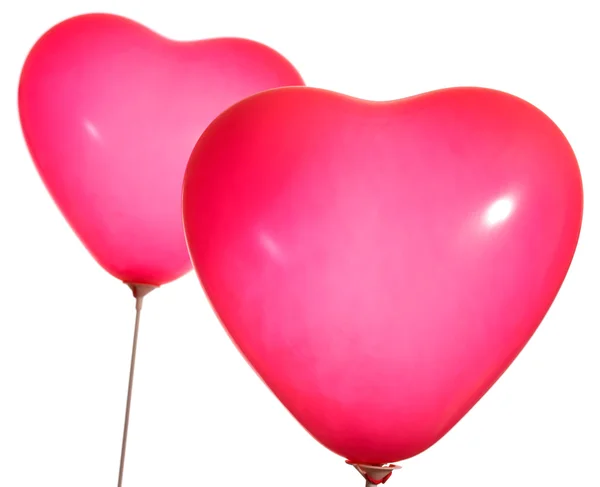 Walentynki czerwony balon z kopia miejsce — Zdjęcie stockowe
