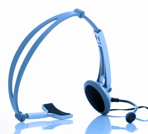 Biuro zestaw słuchawkowy do komunikacji z Internetem — Zdjęcie stockowe