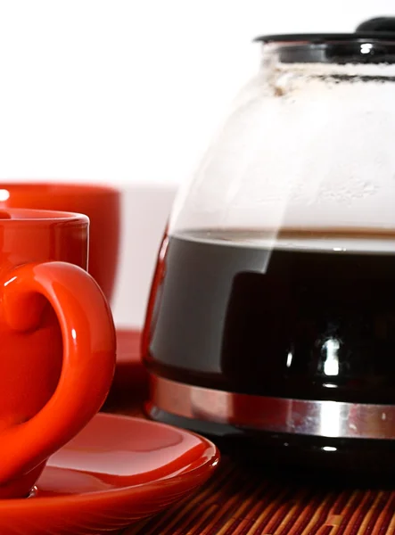 A Fresh Cup Of Brewed Coffee — Stock Photo, Image