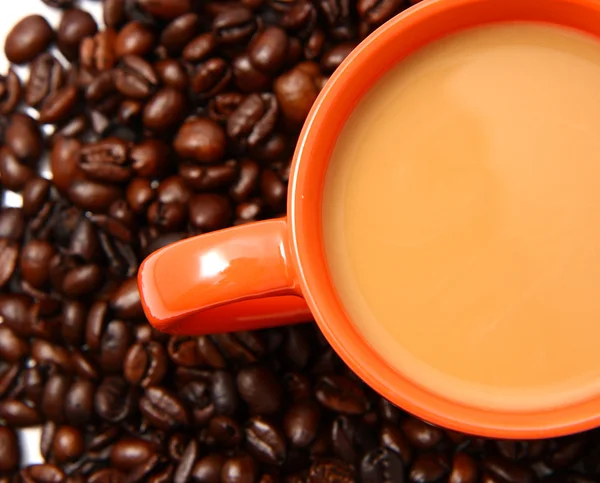 Fresh Mug Of Brewed Coffee — Stock Photo, Image