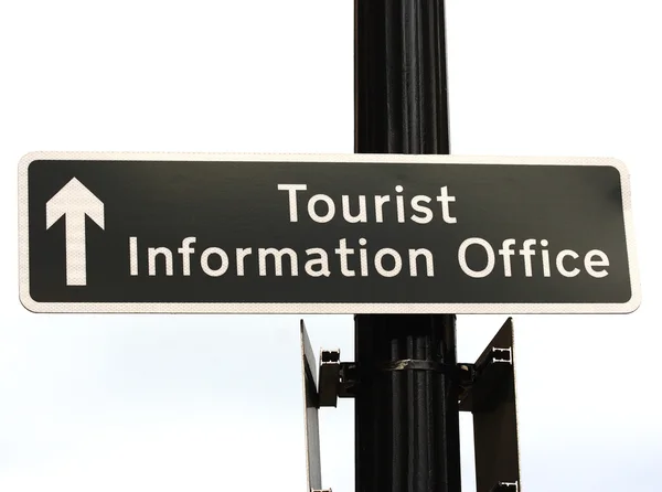 Toeristische informatie teken in Engeland — Stockfoto