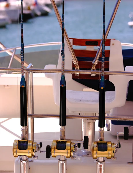 Rods For Fishing In Tropical Waters — Stock Photo, Image