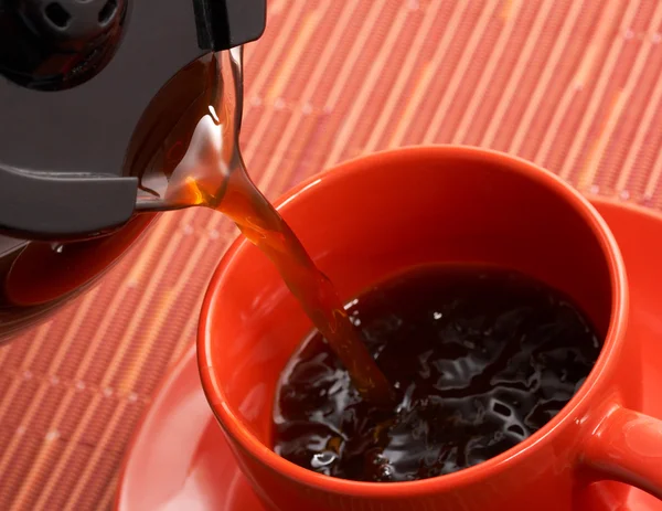 一杯のコーヒーのカフェインの線量 — ストック写真