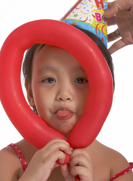 Kid gezichten op een verjaardagsfeestje maken — Stockfoto