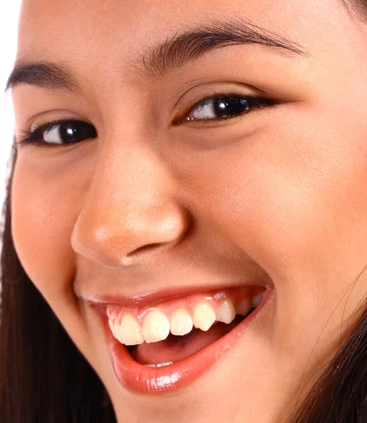 Hübscher Teenager lächelt und lacht — Stockfoto