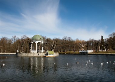 Pond in Kadriorg clipart