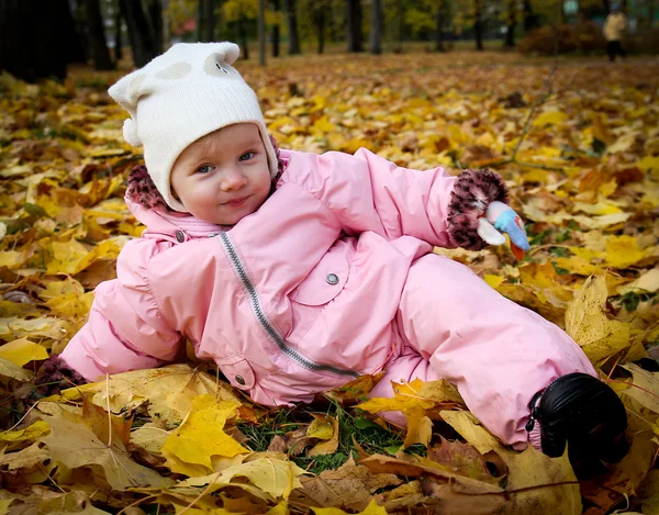 stock image Lying child