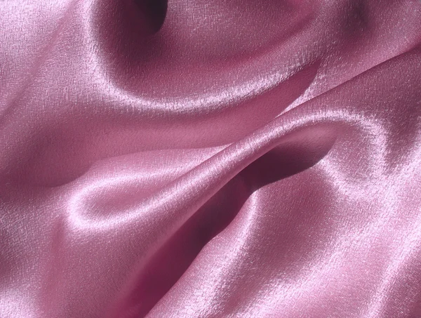 Drapierter rosa Satin Hintergrund — Stockfoto