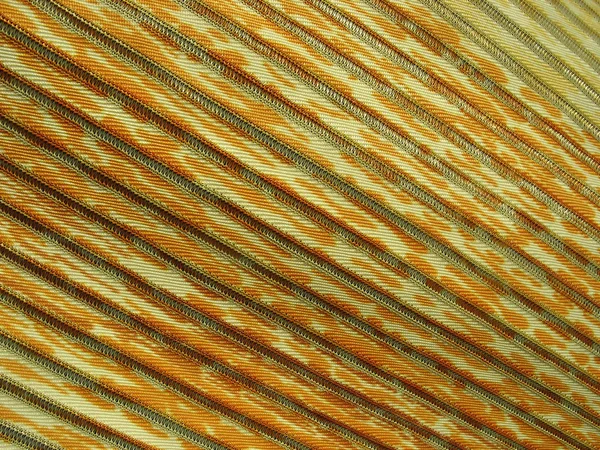 Fondo de tela a rayas multicolor amarillo — Foto de Stock