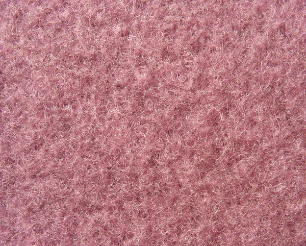 Texture of soft pink fleecy fabric — Stock Photo, Image