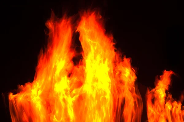 Fond de flammes brûlant abstrait — Photo