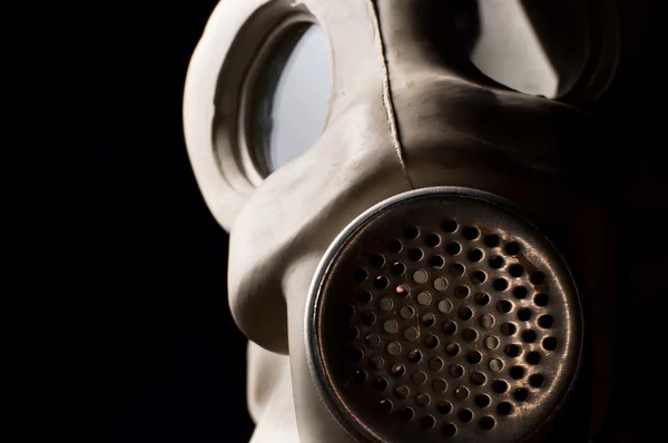 Nahaufnahme einer Gasmaske mit Kopierraum — Stockfoto