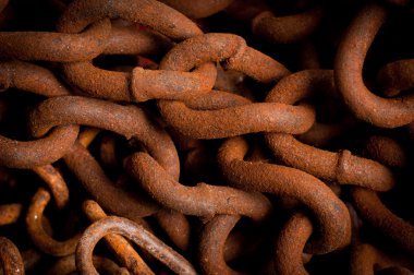 Rusty chain texture clipart