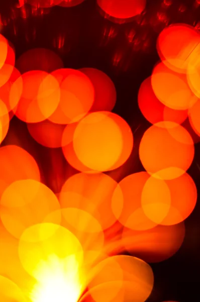 Mimo zaměření světel v oranžové — Stock fotografie
