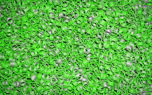 Masywne sprężyny zielony — Zdjęcie stockowe
