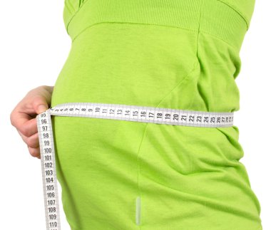 hamilelik kadın mide ölçer