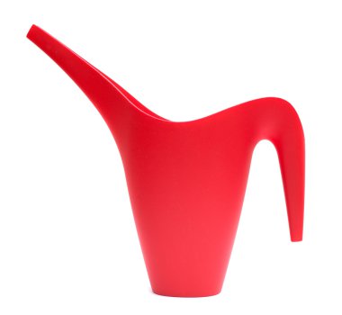 Red Watering Can- Tilted on White clipart