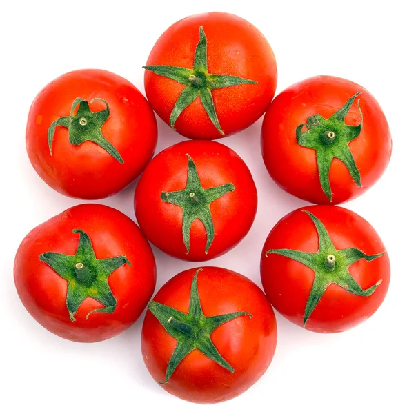 stock image Red tomatoes isolated on a white background