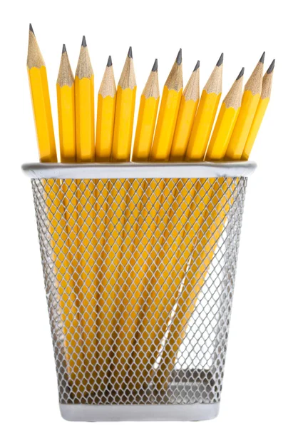 stock image Pencils in the pencil holders