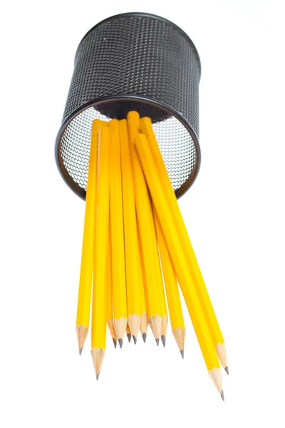 stock image Close-up of pencils in Pencil box